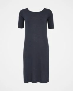 Linen Blend Knee Length Dress -Celtic & Co 92199